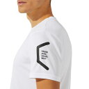 asics アシックス TEAM HEXAGON SS TOP RECYC ブリリアントホワイト 2XL 2031D729 100 | スポーツ メンズ 2XL ホワイト 白 服 衣類 衣料品 トレ−ニングウェア ウエア チームウェア トップス ドライ半袖シャツ シャツ Tシャツ 半袖 リサイクル素材 ポリエステル(4)
