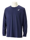 asics アシックス ES DRY ONEPOINT LS SHIRT ピーコートXブリリアントホワイト 130 2031E018 400 | スポーツ メン...