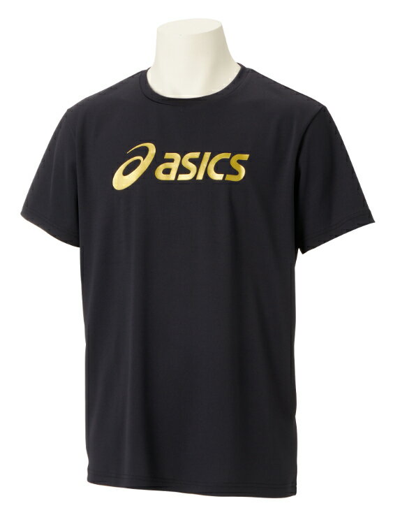 asics アシックス ES DRY SPAIRAL LOGO SS SH パフォーマンスブラックXピュアG S 2031E020 3 | スポーツ メンズ S ブラック 黒 服 衣類 衣料品ウェア ウエア トップス シャツ Tシャツ 半袖 ドライ 吸汗速乾 リサイクルポリエステル