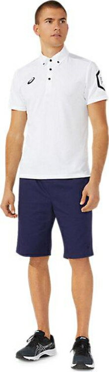 asics アシックス TEAM CROSS HARF PANT ピーコート 2XL 2031E063 400 | スポーツ メンズ 2XL 紺 服 衣類 衣料品ウェア ウエア フィットネスウェア チームウェア ボトムス ズボン ショートパンツ ハーフパンツ