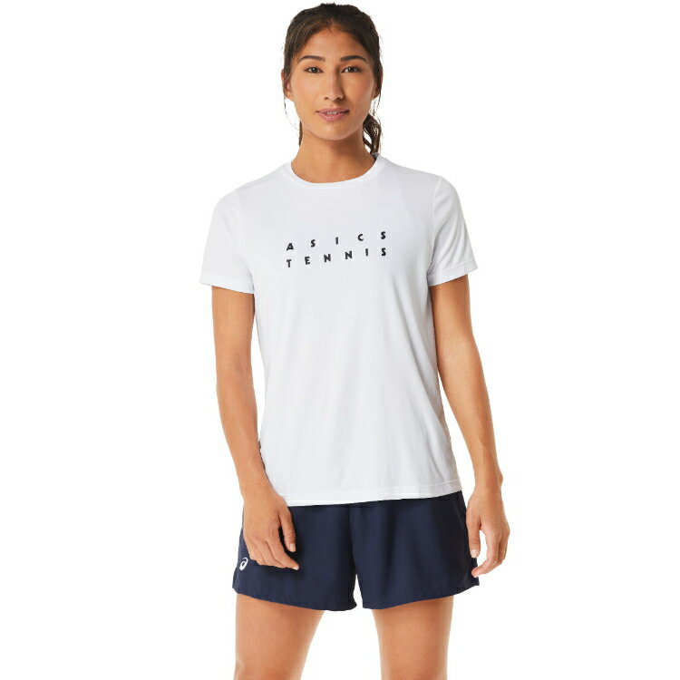 asics アシックス WOMEN COURT GRAPHIC TEE ブリリアントホワイト M 2 ...