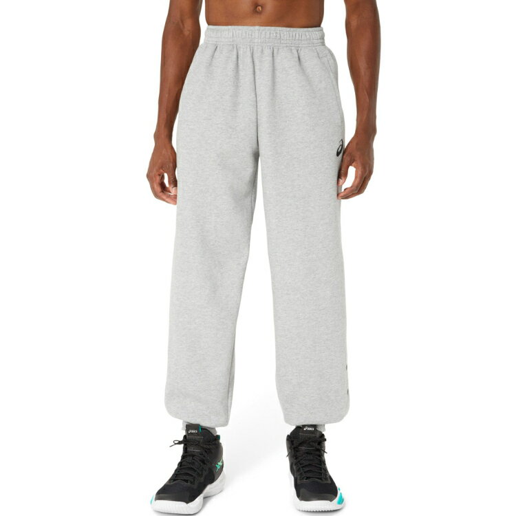 asics アシックス SWEAT PANTS グレー杢 4XL 2063A322 20 | スポーツ スポーツウェア バスケットボール バスケ スウェットパンツ ボトムス 長ズボン ユニセックス スポーツ用品 ワンポイント ロゴ オシャレ ベトナム