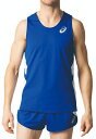 asics アシックス RUNNING SHIRT ASICS BLUE L 2091A1