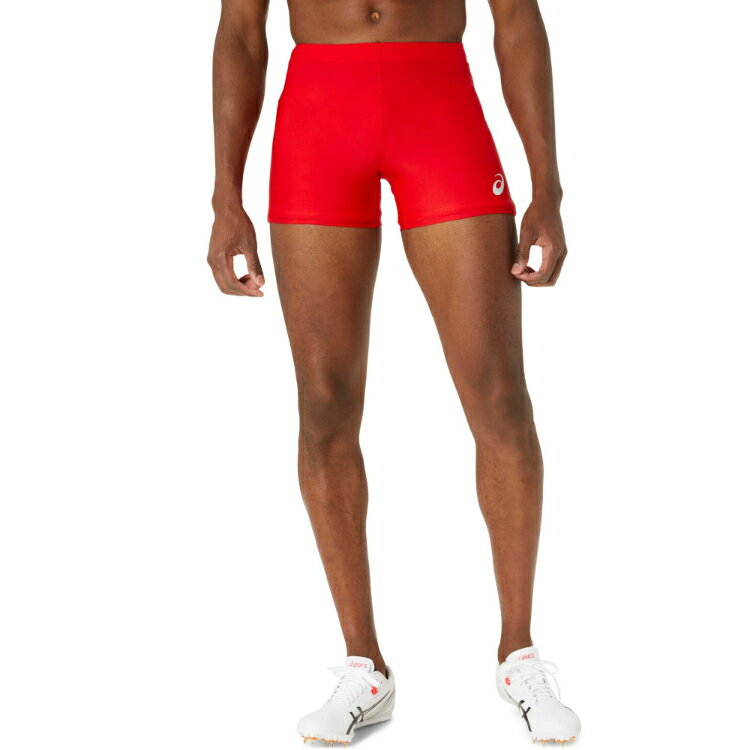 asics アシックス SHORT TIGHT クラッシックレッド M 2093A147 600 | スポーツ スポーツウェア 陸上 ランニング ジョギング マラソン ショートタイツ カラータイツ タイツ パンツ ズボン ユニセックス スポーツ用品 練習 ワンポイント ロゴ