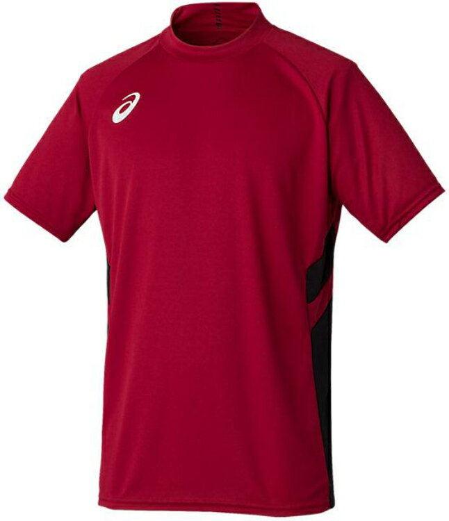 asics アシックス 01 GAME SHIRT バーガンディ S 2101A038 601 | スポーツ スポーツウェア サッカー ゲームシャツ Tシャツ 半袖 トップス ドライ 吸汗速乾 快適 メンズ スポーツ用品 レーニング 部活 練習 ロゴ ワンポイント