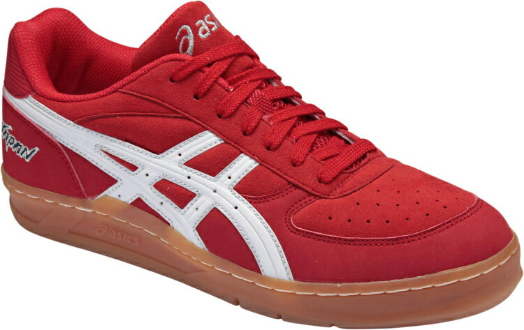 asics アシックス スカイハンド JP レツド/ホワイト 25.5 THH536 2301 | スポーツ スポーツ用品 グッズ ツール 雑貨 靴 シューズ 25.5センチ メンズ レディース ハンドボール 赤 レッド 白 ホワイト 低反発 反発性