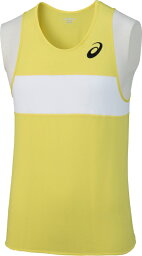 asics アシックス SINGLET イエロー L XT1039 4 | スポーツ用品 スポーツ グッズ ツール アクセサリー 雑貨 小物 使いやすい 陸上 衣類 メンズ 男性用 L ウエア シャツ 目立つ ランニング トップス 機能 素材 黄 イエロー