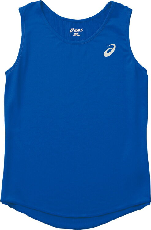 asics アシックス SINGLET ブルー M XT2034 45 | スポーツ用品 スポーツ グッズ ツール アクセサリー 雑貨 小物 使いやすい 陸上 衣類 レディース 女性用 M ウエア シャツ ランニング トップス 機能 素材 青 ブルー