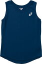 asics アシックス SINGLET ネイビー 150 XT2034 50 | スポーツ用品 スポーツ グッズ ツール アクセサリー 雑貨 小物 使いやすい 陸上 衣類 レディース 女性用 150 ウエア シャツ ランニング トップス 機能 素材 紺 ネイビー