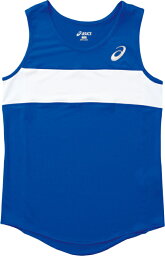 asics アシックス SINGLET ブルー O XT2035 45 | スポーツ レディース スポーツウェア ウエア 陸上 陸上競技 ランニング ランニングウェア ランニングシャツ ブルー 青 O 汗処理機能 通気性 薄手 フィット ポリエステル 快適