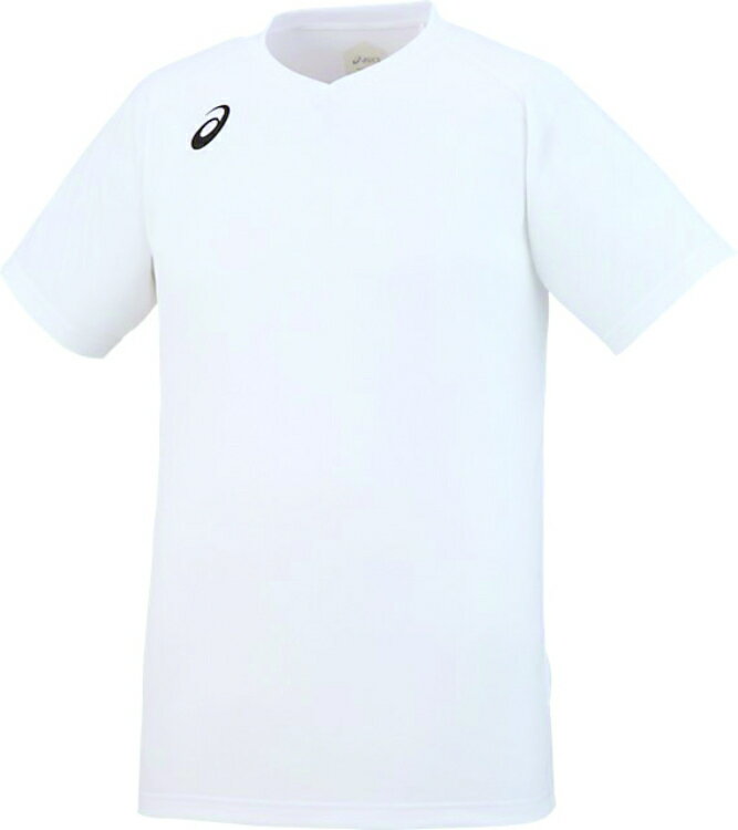 asics アシックス PRACTICE SHORT SLEEVE TOP WHITE S XW6746 1 | スポーツ バレーボール メンズ レディース バレーボールウェア ウエア ホワイト 白 S トップス プラクティス半袖シャツ シャツ 半袖 吸汗速乾 ショートスリーブトップ