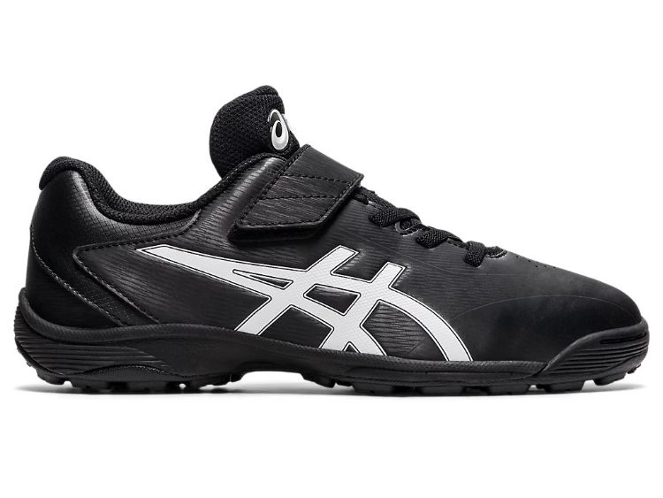 楽天DE（desir de vivre）asics アシックス STAR SHINE TR 2 ブラック/ホワイト 23.5cm 1124A009 2 | スポーツ 運動 靴 くつ シューズ 子供靴 子ども 子供 キッズ ジュニア 野球 ベースボール 試合 練習 ポイントスパイク 安定感 スパイクシューズ クッション性 人工皮革 履き心地 機能性 23.5