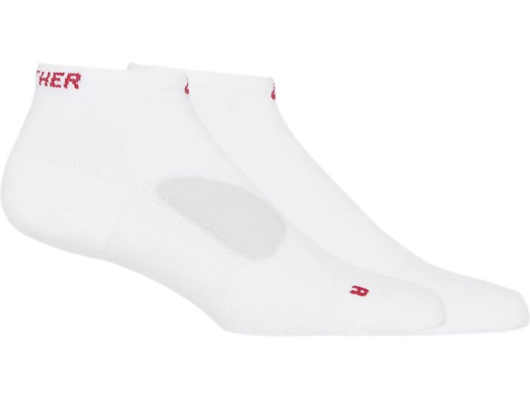 asics アシックス PROPAD TARTHER SOCKS ブリリアントホワイトXPレッド S 3013A966 100 | スポーツ 運動 ファッション小物 衣類 衣料品 靴下 くつ下 ソックス 男性 メンズ 女性 レディース 男女共用 ランニング 滑り止め ズレ防止 足ズレ パッド機能 機能性 デイリー S