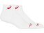 asics アシックス FIGURE EIGHT SOCKS 13 ホワイトXレッド S 3053A138 101 | スポーツ 運動 ファッション小物 衣類 衣料品 ウエア ウェア 靴下 くつ下 ソックス 男性 メンズ 女性 レディース バレーボール 万能 マルチ フィット感 通気性 機能性 練習 部活 デイリー S