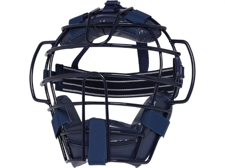 asics アシックス BASEBALL MASK ネイビー OS 3121B241 410 | スポーツ 運動 雑貨 ツール アクセサリー グッズ 男性 メンズ 野球 ベースボール 野球用品 バット 高校野球対応 ギア キャッチャ…