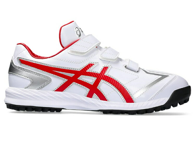 asics アシックス NEOREVIVE TR 3 ホワイト／レッド 29 1123A042 101 | スポーツ 野球用品 野球 ベースボール 靴 シューズ ウエア メンズ レディース 男女兼用 トレーニングシューズ グリップ力 耐久性 屈曲性 サポート力 補強 機能性 ホワイト レッド 29