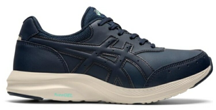 WELLNESS WALKER アシックス商事 GEL-FUNWALKER W053 ネイビーブルー 23.5 1292A053 400 | asics アシックス スニーカー シューズ 靴 ウォーキングシューズ 軽量 通気性 クッション性 散歩 仕事 ファッション シンプル デザイン ネイビーブルー レディース オシャレ