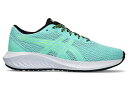 asics アシックス GEL-EXCITE 10 GS ILLUMINATE MINT/LIME BURST 22.5 1014A298 404 | 靴 くつ 子ども ジュニア キッズ 日常履き 運動靴 ランニング やわらかな履き心地 耐久性 通気性 サポート シンプル 動きやすい 消臭機能素材 ニオイ軽減 おすすめ 22.5cm