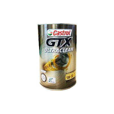 Castrol カストロール エンジンオイル GTX ULTRACLEAN 5W-30 1L 缶 5W30 1L 1リットル オイル 車 人気 交換 オイル缶 油 エンジン油 車検 オイル交換 ポイント消化