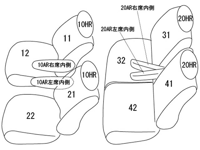 CLAZZIO クラッツィオ カスタムオーダー シートカバー ホンダ N-BOX JF3 / JF4 R3(2021)/1〜仕様変更 EH-2061 | 車 シート カバー 保護 カーシート 汚れ 防止 対策 DIY