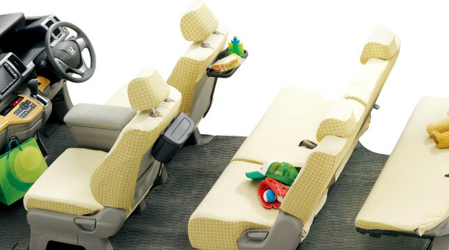 HONDA ホンダ STEPWGN ステップワゴン ホンダ純正 シートカバー 合皮 1台分 【 2009.10〜2011.07】