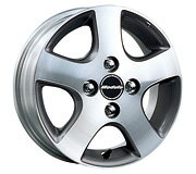 HONDA ホンダ VAMOS バモス ホンダ純正 ユーロスポークR5 13inch（全面切削 13×4.00Bオフセット45）1本 【 2007.2〜2010.7】