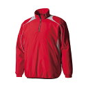 DESCENTE デサント ジュニア 長袖プルオーバーコート レッドxシルバー 130サイズ JSTD-425B RED | スポーツ スポーツ用品 野球 ベースボール ベースボールウェア トレーニングウェア アウター ジュニア 長袖 プルオーバーコート 防風 はっ水 耐水 中綿 レッド シルバー 130(4)
