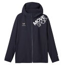 DESCENTE デサント AIRY TRANSFER TOUGH フーディー ネイビー L ST4FJK20M NV00 | スポーツ メンズ 毛玉になりにくい 衣料品ウェア ウエア アウター ストレッチ機能 快適 防風性 UVカット ジャケット フルジップ ランニング ジム|詳細画像