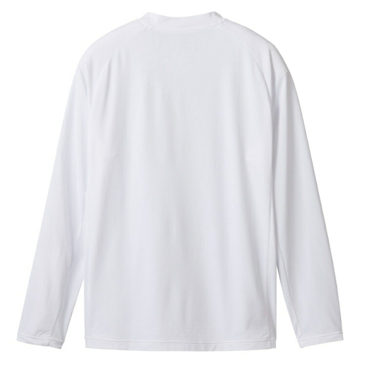 DESCENTE デサント TOUGH ソフトハイゲージ長袖シャツ ホワイト O ST4FLT01M WH00 | スポーツ ウエア 服 トップス シャツ ロングスリーブ 長袖Tシャツ 吸汗速乾 遮熱クーリング機能 UVカット 日差し対策 快適 ロゴ デザイン マルチスポーツ