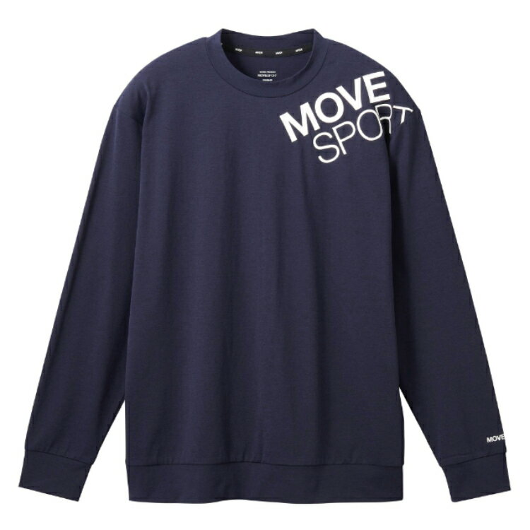 DESCENTE デサント TOUGH 長袖シャツ ネイビー L ST4FLT03M NV00 | スポーツ ウエア 服 トップス シャツ ロングスリーブ 長袖Tシャツ 吸汗速乾性 UVカット 遮熱クーリング機能 日差し対策 快適 ロゴ デザイン マルチスポーツのサムネイル