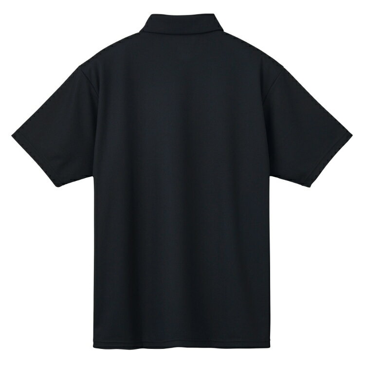 DESCENTE デサント ポロシャツ ブラック S ST5SHST0M BK00 | スポーツ トレーニング ウェア フィットネス ポロシャツ 鹿の子 半袖 メンズ 遮熱 クーリング ロゴ ポロシャツ ラグランスリーブ UVカット 吸汗速乾 メンズ
