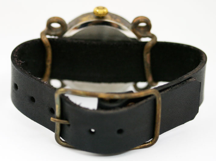 en 黒電話 J BK 手作り腕時計