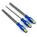 E-VALUE プラスチック柄木工ヤスリセット3本組 200MM