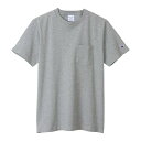 HANES ヘインズ SHORT SLEEVE POC オックスフォードグレー Sサイズ C3-X357 70 | スポーツ 運動 服 衣類 ウエア ウェア トップス ショートスリーブ Tシャツ 半袖 着心地 デザイン ポケット付き 綿 コットン 機能性 ブランド シンプル S 素材 マルチ グレー