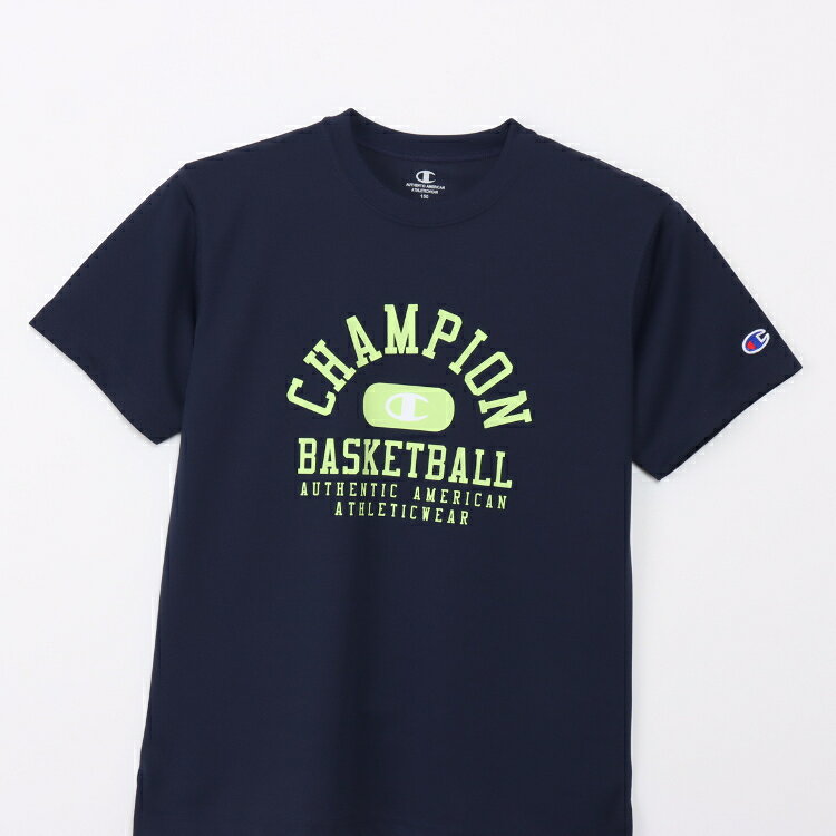 CHAMPION チャンピオン SHORT SLEEVE T-SHIRT ネイビー 140 CK-DB341 370 | トップ...