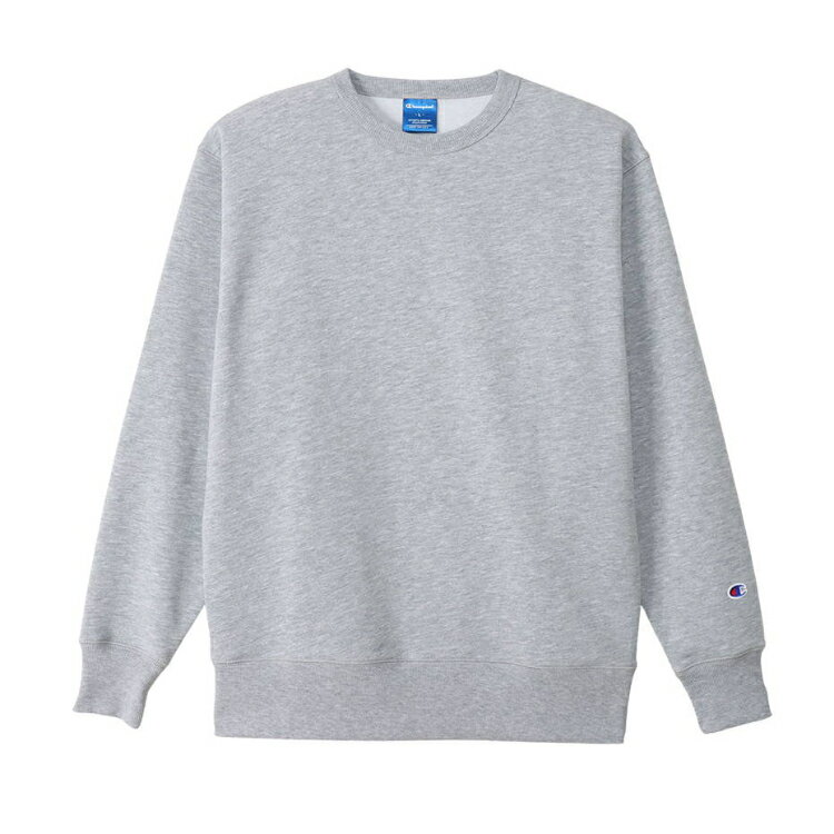 HANES ヘインズ CREW NECK SWEATS オックスフォードグレー XLサイズ C3-XS060 70 | スポーツ 運動 ウエア ウェア 服 衣類 トップス ロングスリーブ 長袖 着心地 素材 コットン 綿 スウェット ポリエステル 吸汗速乾 デザイン シンプル 機能性 素材 XL グレー