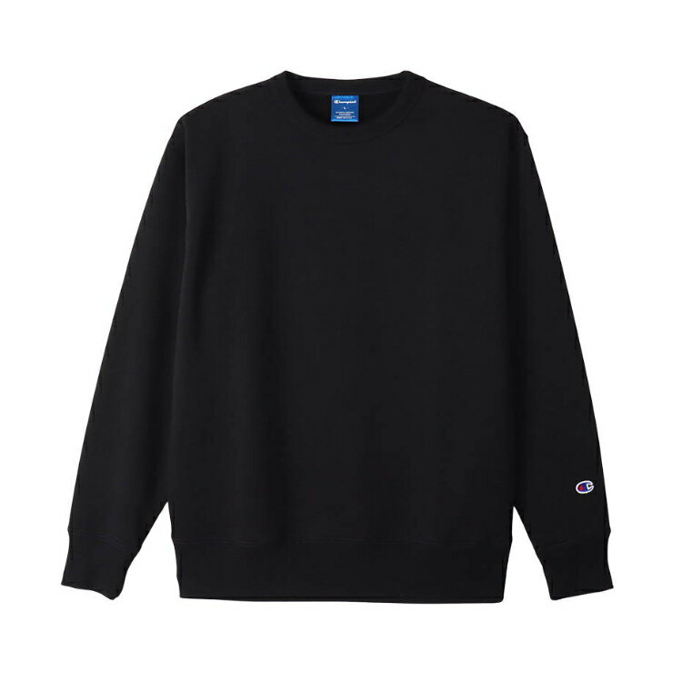 HANES ヘインズ CREW NECK SWEATS ブラック Lサイズ C3-XS060 90 | スポーツ 運動 ウエア ウェア 服 衣類 トップス ロングスリーブ 長袖 着心地 素材 コットン 綿 スウェット ポリエステル 吸汗速乾 デザイン シンプル 機能性 素材 L ブラック