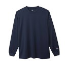 HANES ヘインズ LONG SLEEVE T-SH ネイビー 3XLサイズ C3-XS491 370 | スポーツ スポーツウエア ウエア 服 衣類 トップス 長袖 ロングスリーブ Tシャツ ロンT ポリエステル 素材 機能性 マルチ 万能 加工 シンプル デザイン ブランド 3XL ネイビー