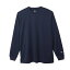 HANES ヘインズ LONG SLEEVE T-SH ネイビー Lサイズ C3-XS491 370 | スポーツ スポーツウエア ウエア 服 衣類 トップス 長袖 ロングスリーブ Tシャツ ロンT ポリエステル 素材 機能性 マルチ 万能 加工 シンプル デザイン ブランド L ネイビー