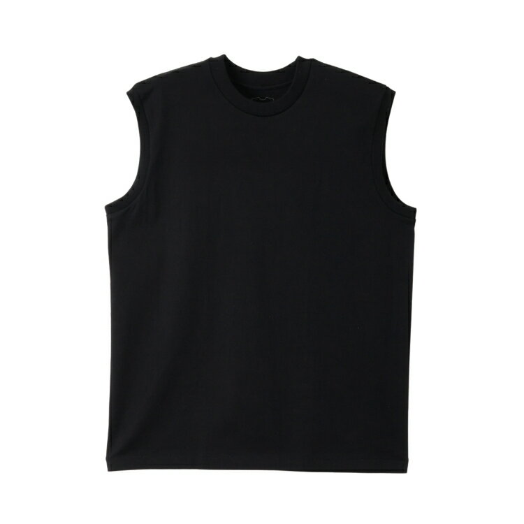 HANES チャンピオン 1P KURO SLEEVELESS ブラック S HM3-B202 90 | ファッション メンズファッション トップス ノースリーブ カットソー ベーシック シンプル タグレス コットン おしゃれ ストレスフリー ユニセックス 男女兼用 メンズ レディース