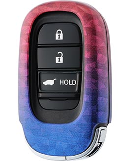HONDA ホンダ 純正 キーカバー プリズムオーロラ 08F44-PM4-070C | VEZEL ヴェゼル RV3 RV4 E:HEV EHEV RV5 RV6 honda純正 ホンダ純正 デラックス 樹脂 キーケース スマートキーケース スマートキーカバー リモコン スマートキー カバー キー 鍵 ケース 傷防止 キズ防止
