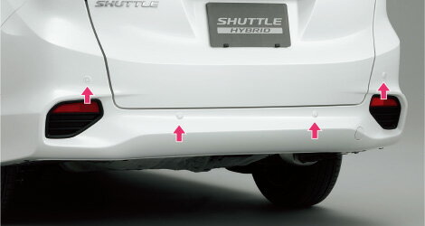 HONDA ホンダ 純正 SHUTTLE シャトル リアコーナーセンサー＆バックソナー 本体 クリスタルブラックP 2017.9〜仕様変更 08V67-TD4-040K