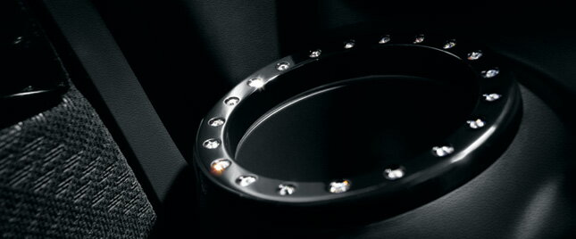 メール便可 HONDA ホンダ 純正 NBOX N-BOX エヌボックス ドリンクホルダーリング（ピアノブラック/フロント左右2個セット） 2014.10〜次モデル