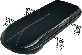 HONDA ホンダ STEPWGN ステップワゴン ホンダ純正 キャリアシステム ルーフボックス（ブラック／ロック付） 【 2015.10〜次モデル】