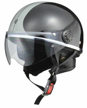 LEAD リード工業 O-ONE ハーフヘルメット BK/S