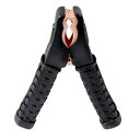 大自工業 メルテック ブースタークリップ 50A 黒 BC-50C | ブースター クリップ 12V用 部品 パーツ カーアクセサリー メンテナンス 車用品 バッテリー関連 点検 絶縁カバー付 黒 ブラック 緊急 応急 チャージ バッテリー上がり 故障