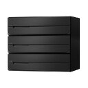 NASTA ナスタ ポスト D-ALL 3戸 可変ダイヤル錠 ブラック 300×360×335.8 KS-MB3402PU-3LK-BK | KS-MB3402...