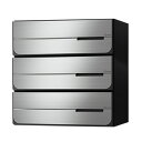 NASTA ナスタ ポスト D-ALL 上開き 3戸 可変ダイヤル錠 ステンレスヘアーライン 360×360×333.2 KS-MB4102PU-3LK-S |...