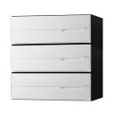 NASTA ナスタ ポスト D-ALL 横開き 3戸 可変ダイヤル錠 ホワイト 360×360×333.2 KS-MB4102PY-3LK-W | KS-MB4102PY シリーズ メール便 はがき DM パンフレット カタログ 回覧板 郵便受け 郵便ポスト 新聞受け 玄関ポスト メールボックス おしゃれ シンプル