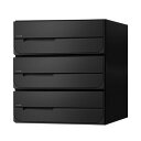 NASTA ナスタ ポスト D-ALL 3戸 可変ダイヤル錠 ブラック 300×280×425.8 KS-MB5102PU-3LK-BK | KS-MB5102...